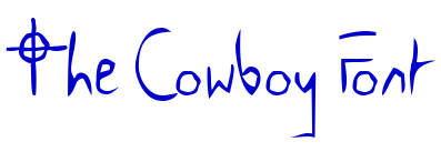 The Cowboy Font Schriftart